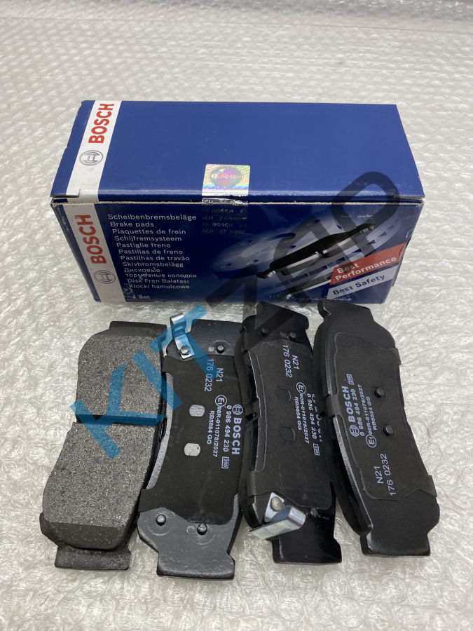 Колодки тормозные задние 0986494230 JAC T6 купить в Москве - фото